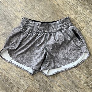 Grey Lululemon athletic shorts - size 8
